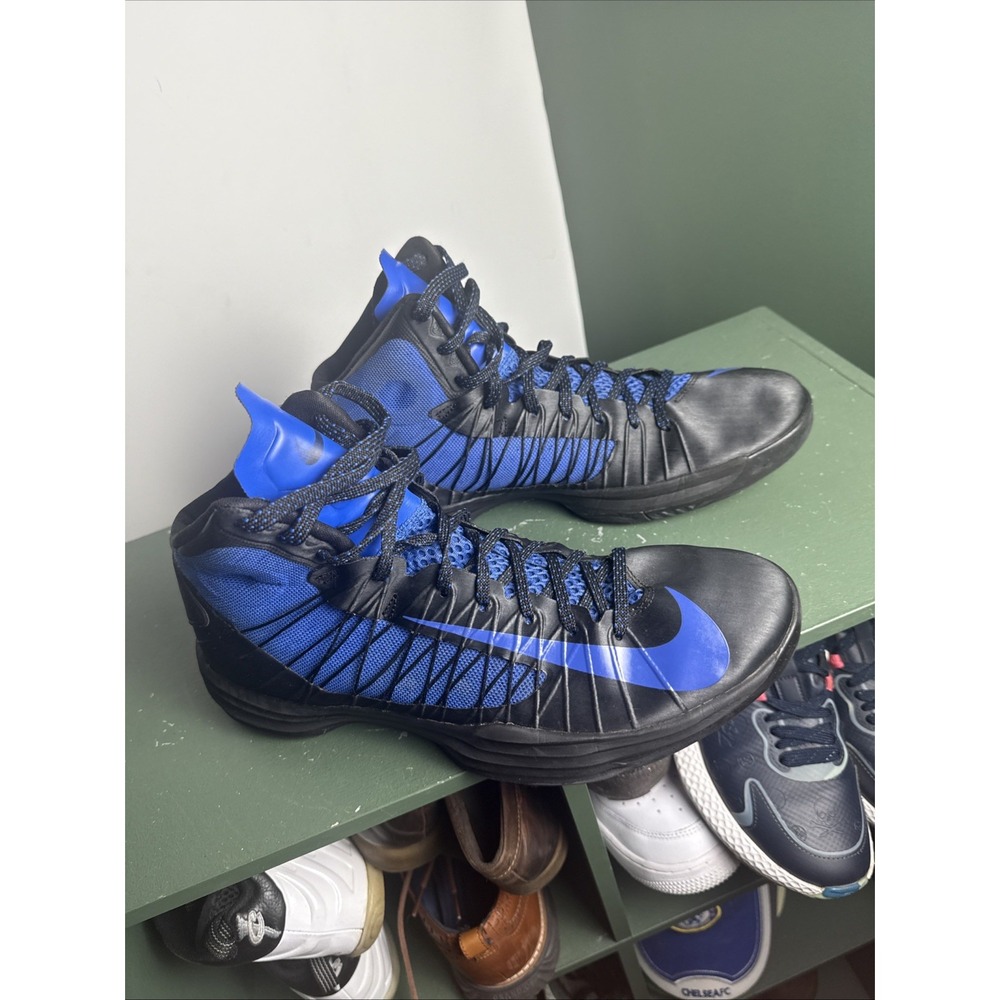 NIKE Hyperdunk Sport Pack Basketball Sneakers Shoes Men's 12 Black Blue DUKE UK
